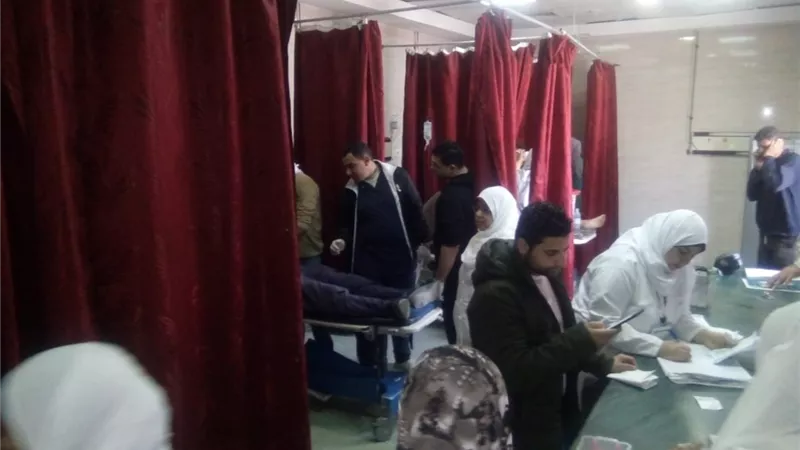 إصابة ٥ أشخاص بتسمم بالنوبارية ..صور