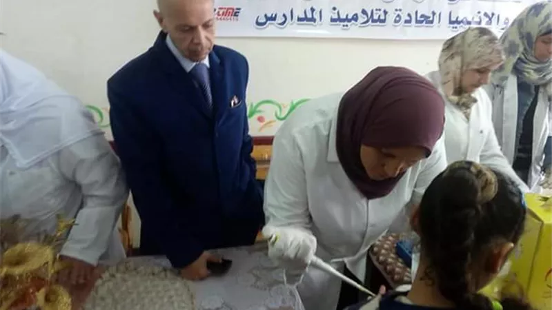 انطلاق فعاليات حملة الرئيس للانيميا والتقزم بمدارس الشرقية