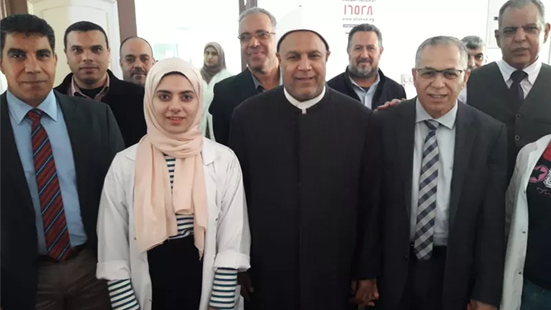 الأمير وسلمان يتفقدا مستشفى طب الأزهر بدمياط