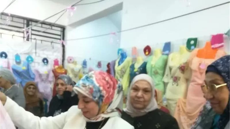 وكيل وزارة التضامن اسيوط تفتتح معرض الاسر المنتجة بالجمعية النسائية