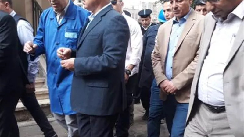 زيارة تفقدية للوزير بمحطة مصر و