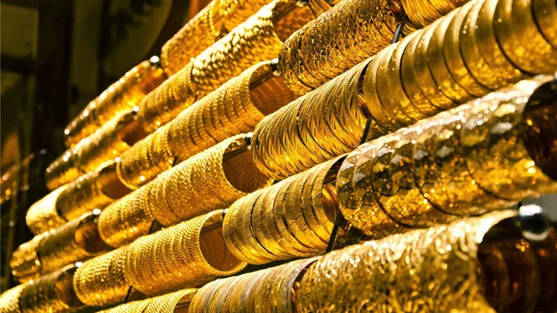 صعود اسعار الذهب فى متوسط التعاملات بالاسواق