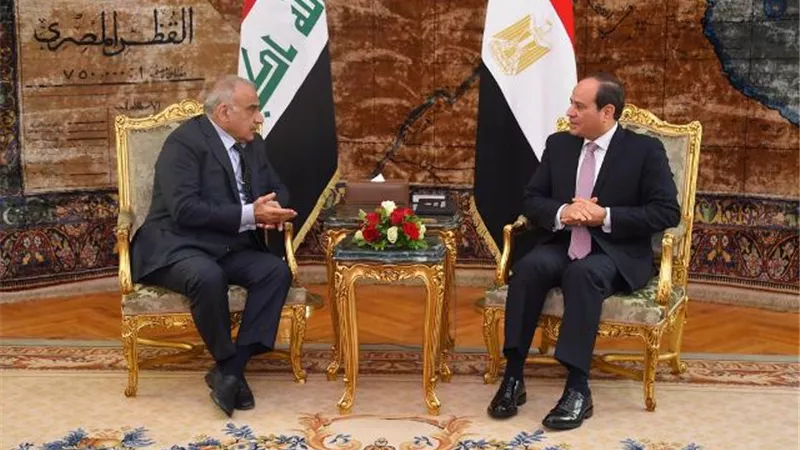 الرئيس يؤكد موقف مصر الثابت والداعم لوحدة العراق واستقرار اراضيه