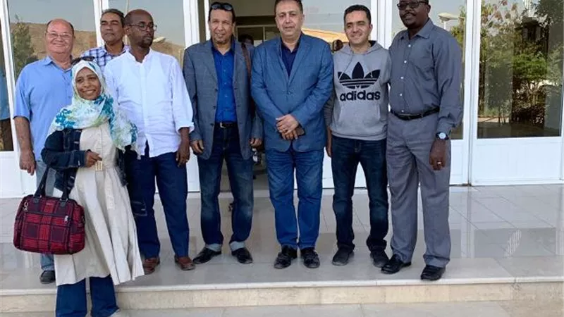وصول القافلة الطبية لجامعة أسوان الي دولة جيبوتي