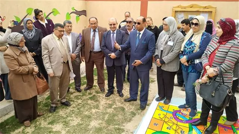 تعليم بورسعيد يستقبل مدير الإدارة المركزية للتخطيط والجودة وكبير خبراء الجودة بالوزارة