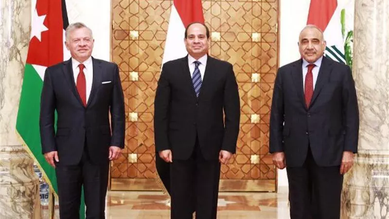 القمة المصرية الاردنية العراقية تشدد على أهمية مكافحة الارهاب وتجفيف منابع تمويله