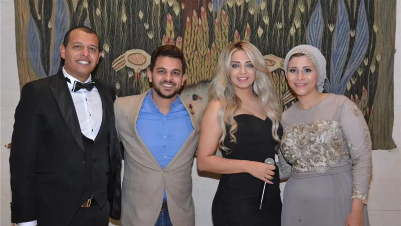 محمد رشاد ومى حلمى يتألقان فى حفل تكريم د. محمد مجدى النجار