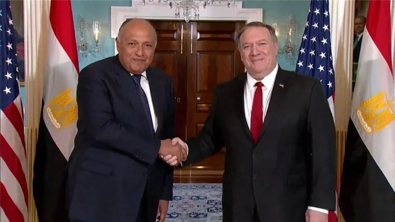 شكري في واشنطن ... يعقد جلسة مباحثات مع نظيره الأمريكي