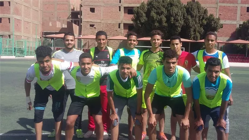 المركز الأول لمنتخب مبني الرعاية في بطولة المدن الجامعية لكرة القدم بسوهاج..صور