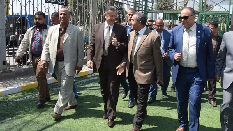 محافظ بني سويف يفتتح مشروعات بتكلفه 20 مليون جنيه في 4 قرى