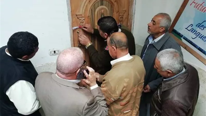 غلق إدارى لحضانتين أطفال بدون ترخيص بسنهورالمدينة بدسوق