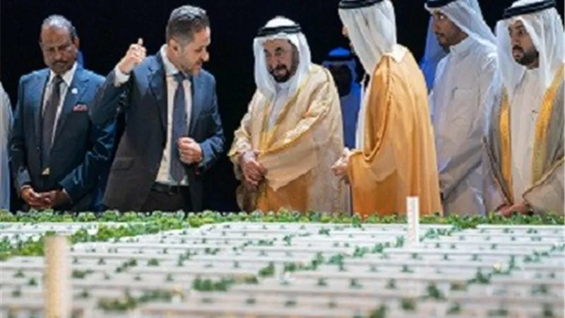 سلطان القاسمي يطلق مشروع مدينة الشارقة المستدامة
