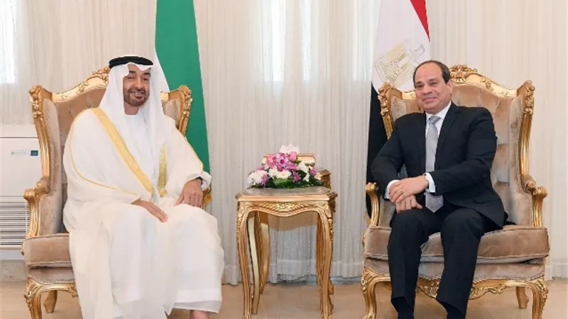السيسى وبن زايد يشهدان توقيع اتفاقيات فى الإسكان والرى والتجارة والصناعة