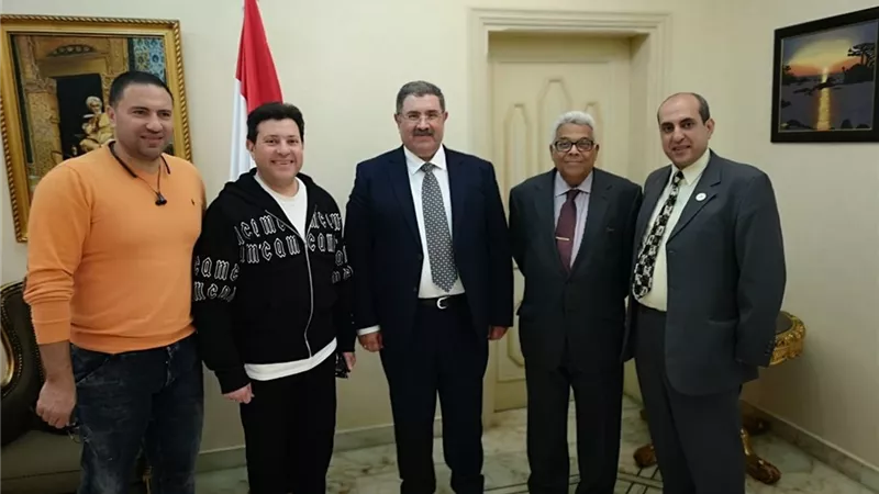 هانى شاكر فى ضيافة القنصل العام المصري بجدة