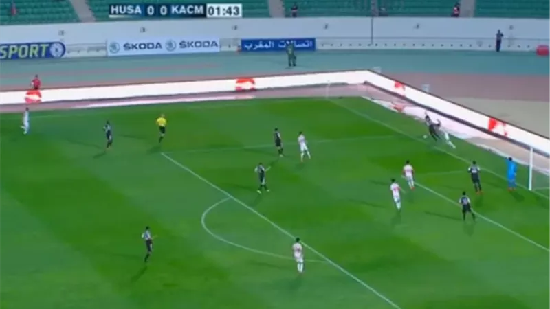 حسنية أغادير يكشر عن أنيابه قبل لقاء الزمالك ويكتسح المراكشى بخماسية