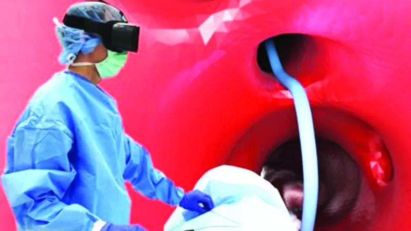 أشعة VR حل جديد لعلاج للجلطات والسرطانات