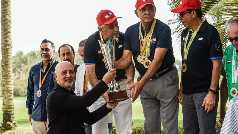 لبنان تهيمن على البطولة العربية الاولى لرواد الجولف
