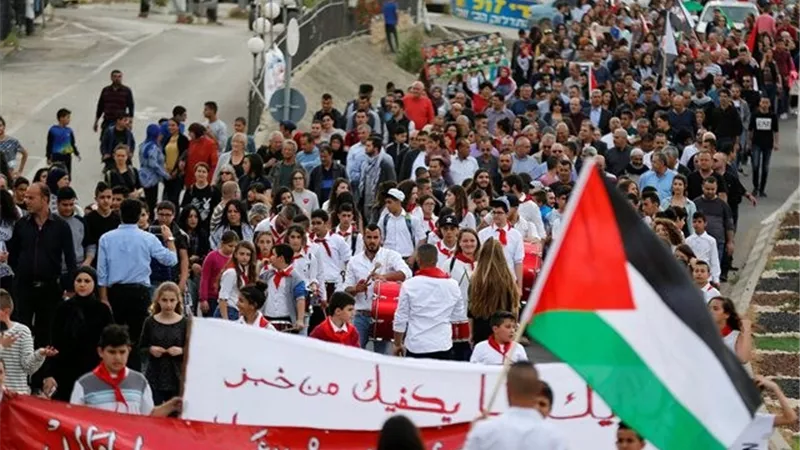 خلال احياء ذكرى يوم الارض بفلسطين ..الاحتلال يحذر من الاقتراب للسياج الامنى