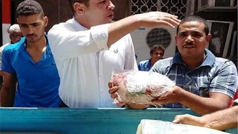 ضبط 190 كجم لحوم بلدية غير صالحة للاستهلاك الآدمي بسوهاج