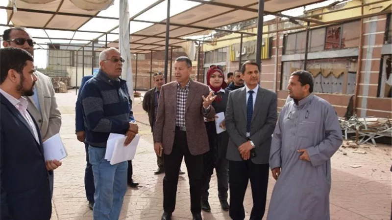 محافظ بني سوف يتابع تطوير المنشآت الخدمية
