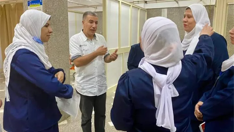 متابعة الصيانه الدورية لمستشفي راس الحكمه بمطروح