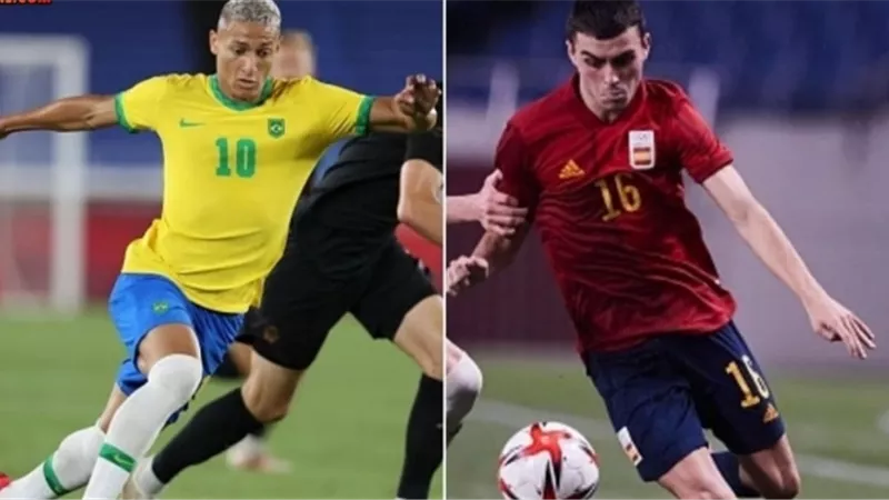 الوقت الاضافى يحسم مواجهة البرازيل واسبانيا فى نهائى الاولمبياد