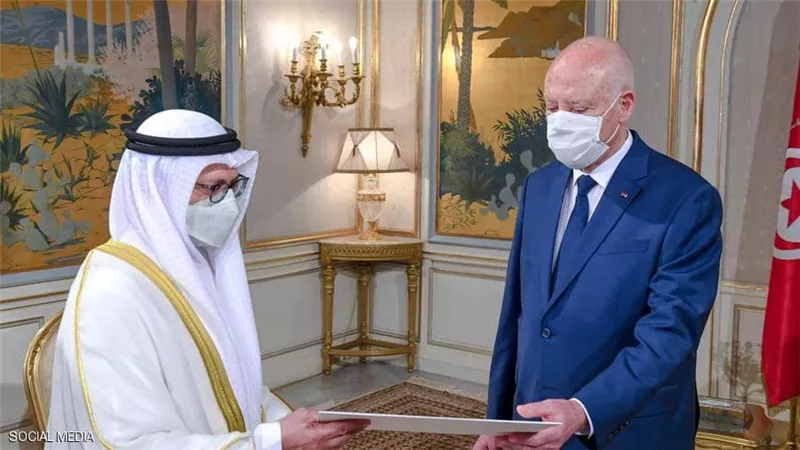 الرئيس التونسي ينوه بمتانة العلاقات مع دولة الإمارات