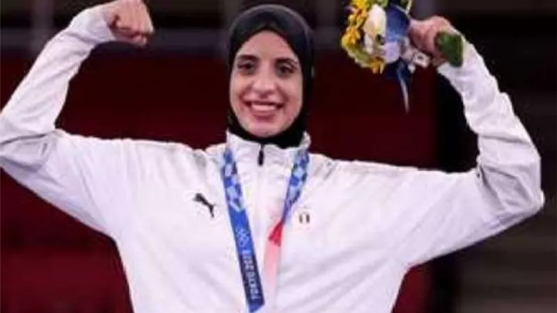 الجامعة البريطانية تهنىء فريال اشرف بعد حصولها على ذهبية اولمبياد طوكيو ٢٠٢٠