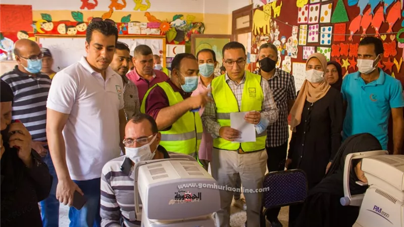 الكشف على 650 مريضا في قافلة بقرية سدس ضمن المبادرة الرئاسية