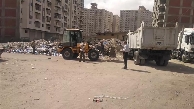 حى منتزة اول يتابع منظومة الجمع المنزلى ورفع المخلفات