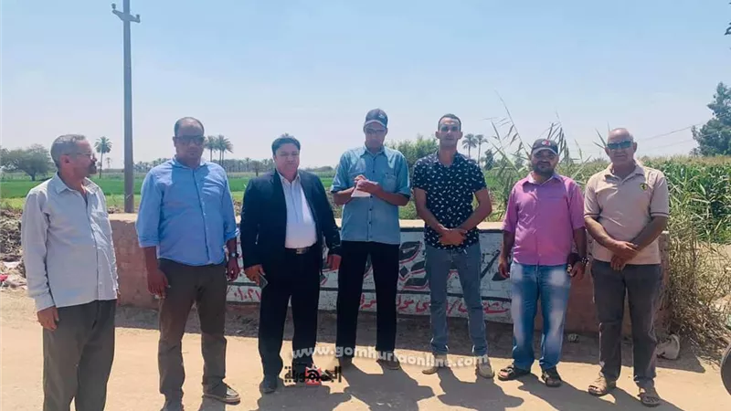 النائب احمد عبدالجواد: تمت المعاينة لانشاء حائط خرسانى على مصرف سندنهور المنهار بطول ٣٥٠ مترا