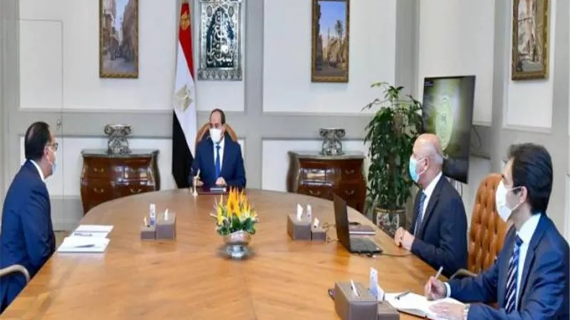 الرئيس السيسى يتابع الموقف التنفيذى لمشروعات وزارة النقل