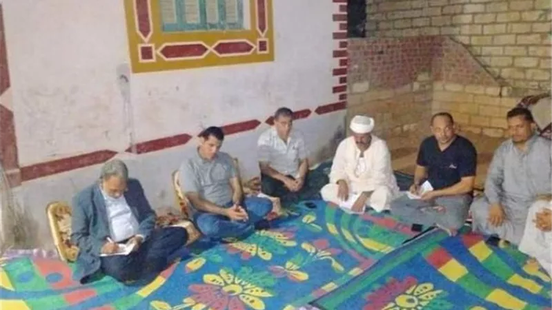 نائب الشيوخ بالإسماعيلية يقدم حلول عاجلة لمشكلات التل الصغير