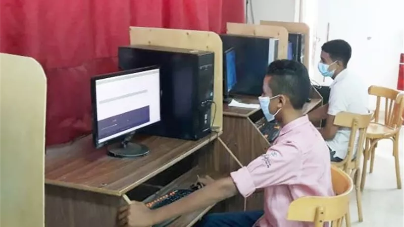تعليم الوادى الجديد يختبر الطلاب المتقدمين لمدرسة الضبعة النووية بمطروح.. بالصور