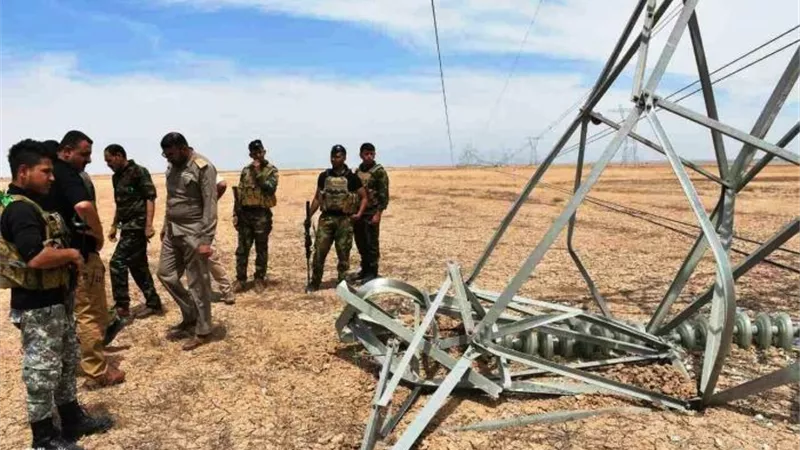 العراق: تفجير أبراج نقل الطاقة الكهربائية في نينوى بعبوات ناسفة