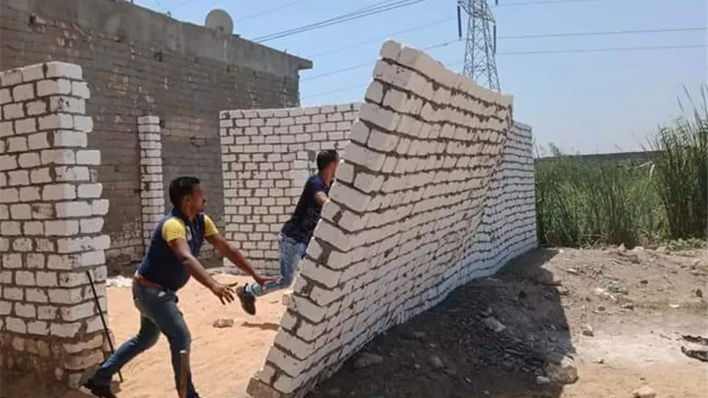 حى شرق يتصدى للبناء المخالف
