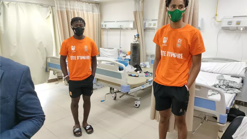 اتحاد السلة يكشف موقف رباعي منتخب كوت ديفوار المصاب بفيروس كورونا .. صور
