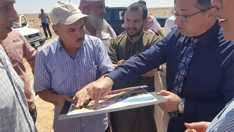 جهاز الساحل الشمالي الغربي ينفذ قرية بدوية كاملة التشطيب بسيدي براني