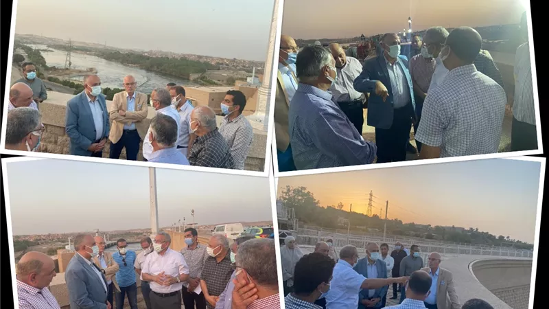 عبد العاطى يتابع مشروعات الرى فى اسوان