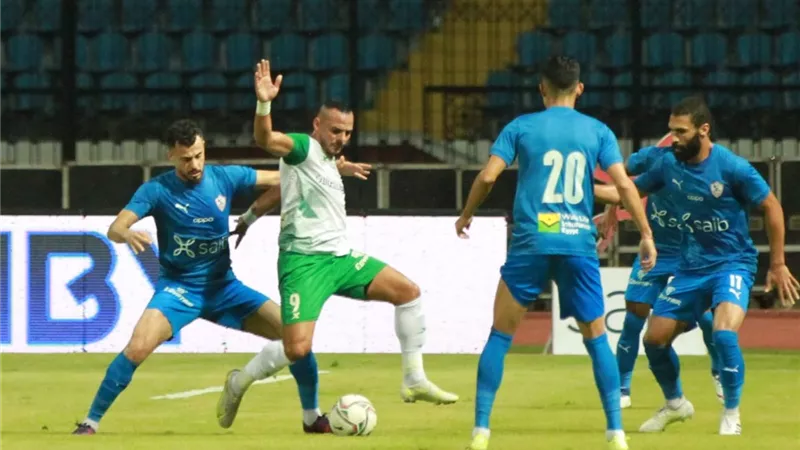 الزمالك والإتحاد بدون أهداف فى الشوط الأول .. صور