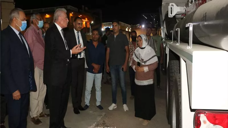 محافظ جنوب سيناء يعاين السيارة المجهزة لمواجهة السيول بتكلفة 10 مليون جنيه