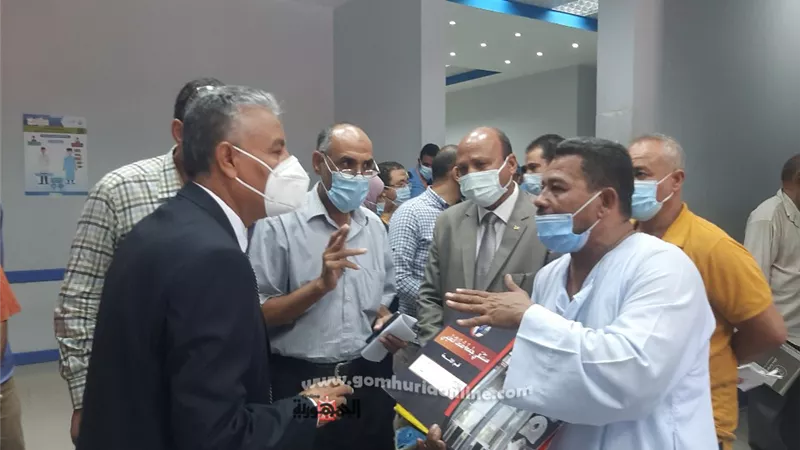 رئيس جامعة جنوب الوادى يقوم بجوله ساعتين فى المستشفيات الجامعية