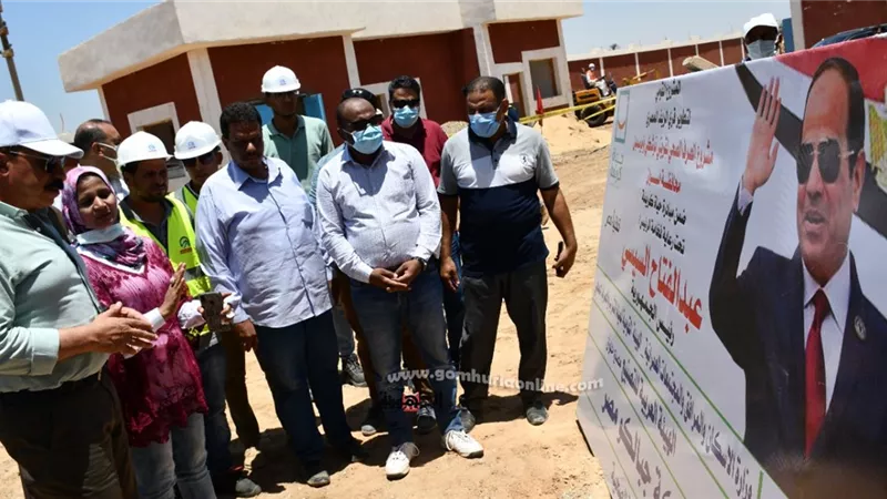 محافظ أسوان يتفقد مشروعات محطات رفع ومعالجة وشبكات إنحدار بدار السلام وأبو سمبل وتوشكي