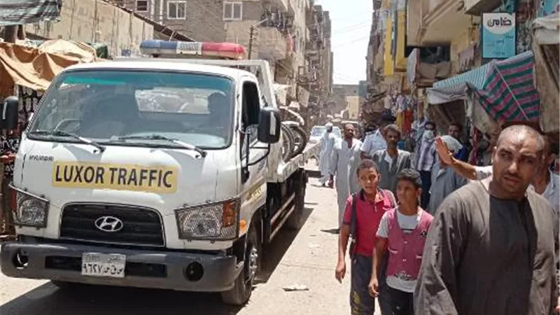 حملة مرافق موسعة بأرمنت جنوب غرب الأقصر
