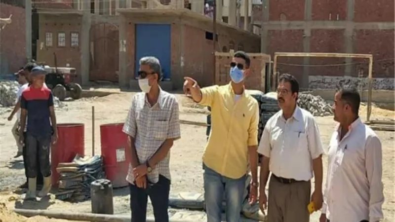 نائب محافظ القليوبية يتابع معدلات تنفيذ مشروعات المبادرة الرئاسية حياة كريمة