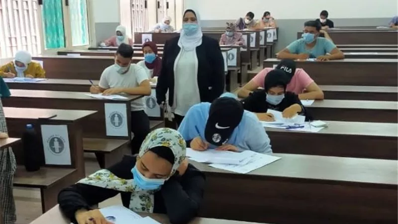انطلاق اختبارات القدرات بكلية التمريض فى جامعة حلوان.. بالصور