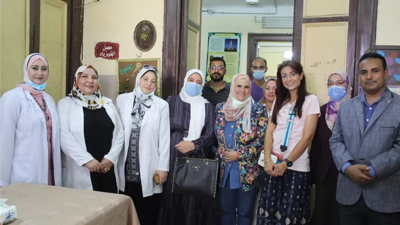 نجاح كبير للقافلة التنموية لجامعة عين شمس في حي الوايلي ..صور
