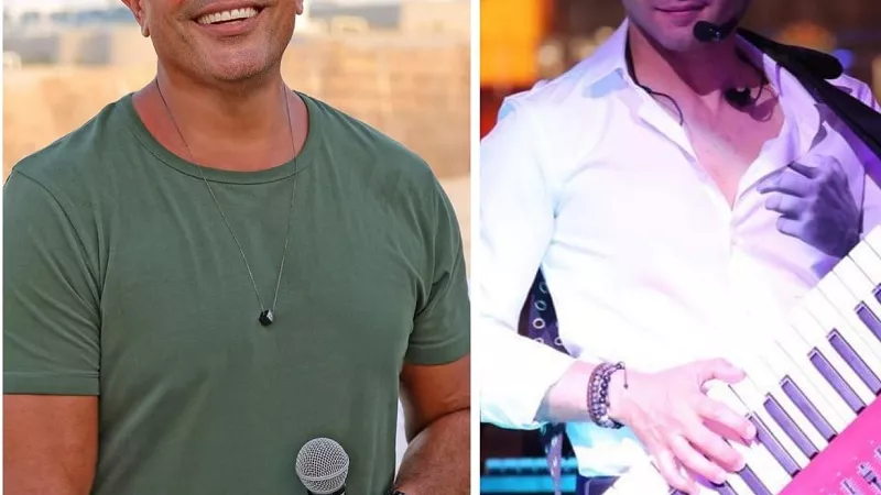 شاشو يفتتح حفل الهضبة عمرو دياب في العلمين