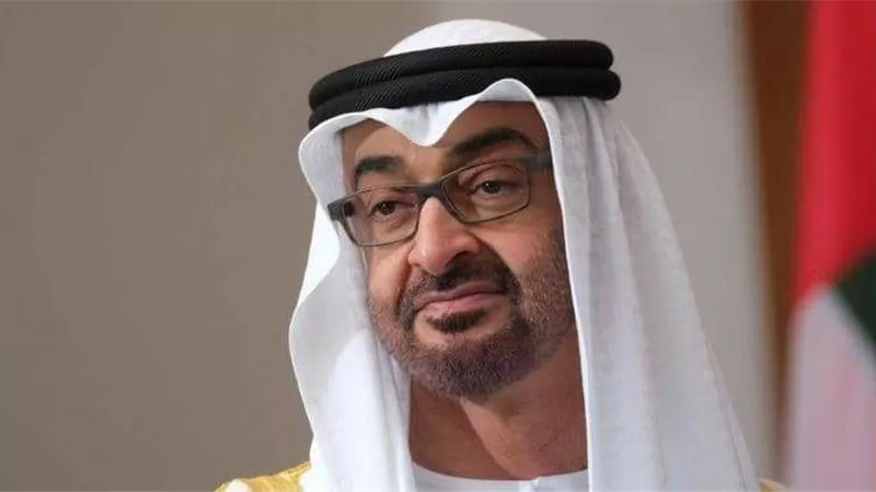 ولي عهد أبوظبي يقدم التعازى للرئيس الجزائرى في ضحايا حرائق الغابات