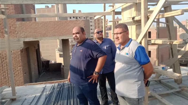 حملة مكبرة لازالة مخالفات البناء والاشغالات بغرب شبرا الخيمة